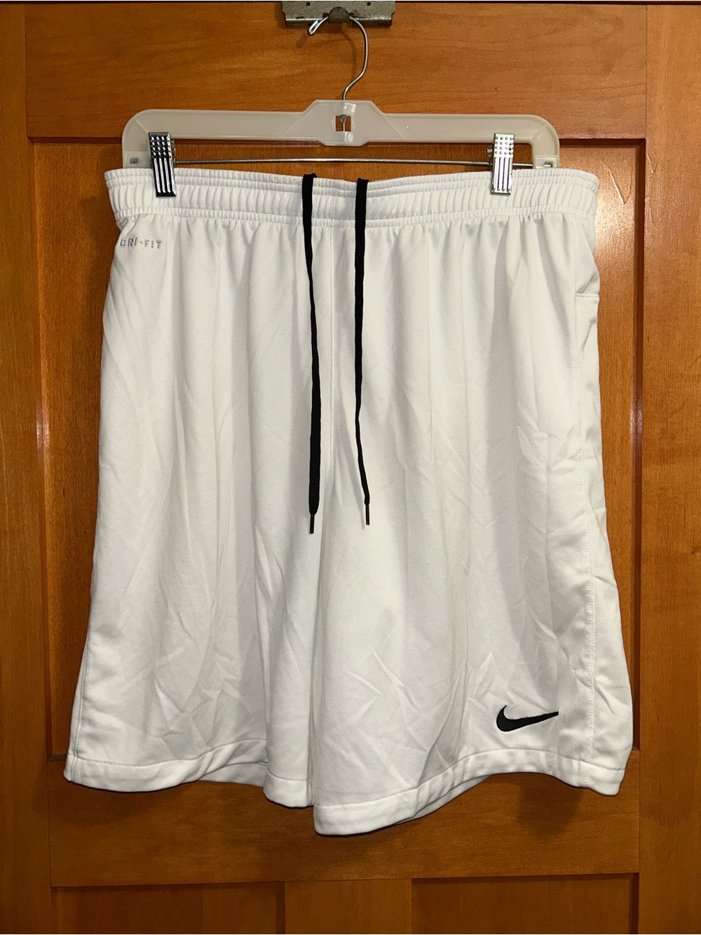 Nike Mens Dry Fit Athletic Shorts Basketball Mens XXL White